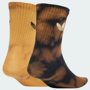 Women adidas Acid-Washed Crew Socks 2 Pairs