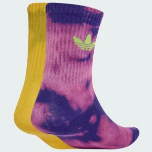 Women adidas Acid-Washed Crew Socks 2 Pairs