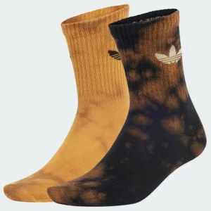 Women adidas Acid-Washed Crew Socks 2 Pairs