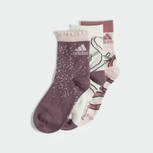 Kids adidas Disney Minnie Mouse 3 Pairs Per Pack Socks