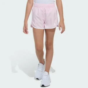 Kids adidas Elastic Waistband Woven Shorts with Binding