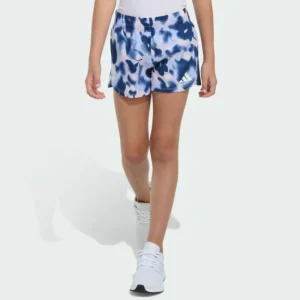 Kids adidas Elastic Waistband Printed Woven Pacer Shorts