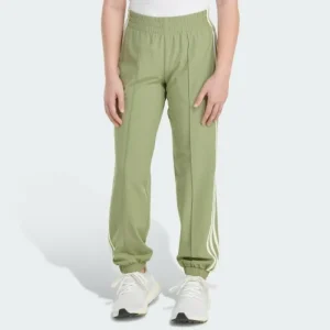 Kids adidas Elastic Waistband Woven 3-Stripes Joggers