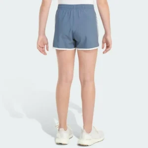 Kids adidas Elastic Waistband Woven Shorts with Binding