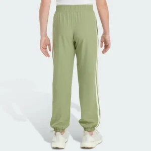 Kids adidas Elastic Waistband Woven 3-Stripes Joggers