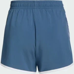 Kids adidas Elastic Waistband Woven Shorts with Binding