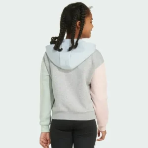 Kids adidas Long Sleeve Colorblock Pullover Hoodie