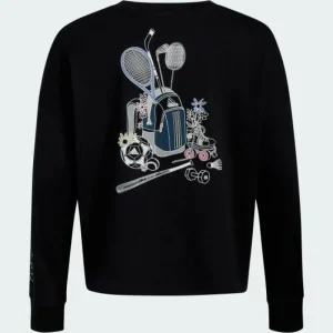 Kids adidas Long Sleeve Waist Crewneck Tee