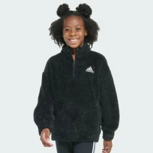 Kids adidas Mock Fleece Pullover