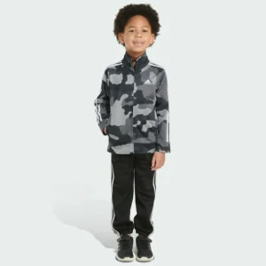 Kids/BOY adidas 2-Piece Camo Printed 3-Stripes Tricot Jacket Set