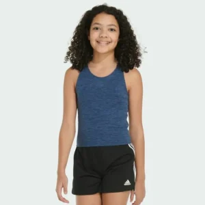 Kids adidas Sleeveless Mélange Training Tank Top
