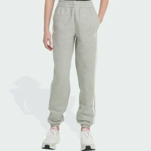 Kids adidas 3-Stripes Cotton Fleece Joggers