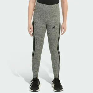Kids adidas 3-Stripes Mélange Cellphone Pocket Leggings