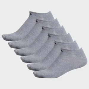 adidas Athletic Cushioned No-Show Socks 6 Pairs XL