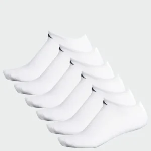 adidas Athletic Cushioned No-Show Socks 6 Pairs XL