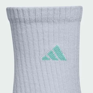 Kids adidas Athletic Cushioned 6-Pack Crew Socks Kids