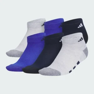 Kids adidas Athletic Cushioned 6-Pack Low-Cut Socks Kids