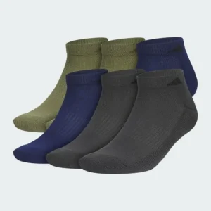 adidas Athletic Cushioned 6-Pack Low-Cut Socks