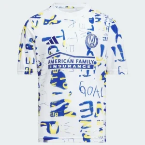 Kids/BOY adidas Atlanta United FC MLS Kick Childhood Cancer Pre-Match Jersey Kids
