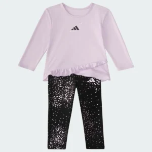 Kids adidas Crossover All Over Print Legging Set