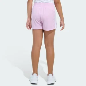 Kids adidas Elastic Waistband 3-Stripes Pacer Mesh Shorts