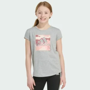 Kids adidas Essentials Heather Tee