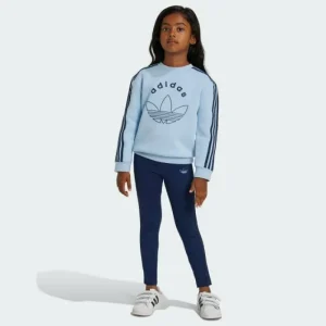 Kids adidas Graphics Crew Leggings Set Kids