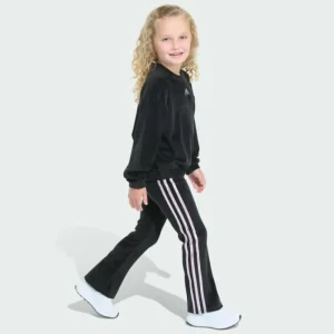 Kids adidas Long Sleeve Crewneck Velour Set Kids