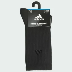 adidas Men's Cushioned Comfort 3-Pack Crew Socks