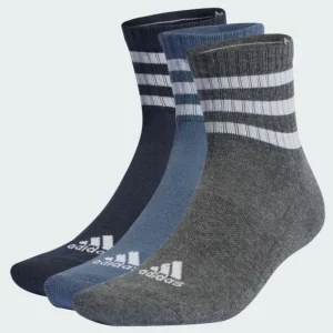 Women adidas 3-Stripes Cushioned Sportswear Low-Cut Socks 3 Pairs